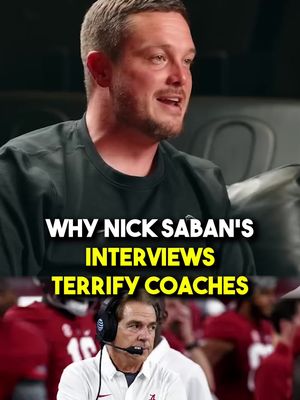 Dan Lanning reveals what it’s like interviewing for Nick Saban. #cfb #CollegeFootball 