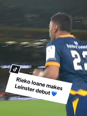 Rieko’s a Leinsterman 🔵 #InvestecChampionsCup #Rugby @Leinster Rugby 