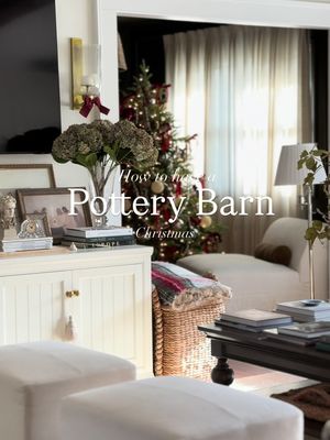 A Pottery Barn Christmas is all about feeling at home for the holidays ❤️  📹: @samanthajo.interiors #mypotterybarn
