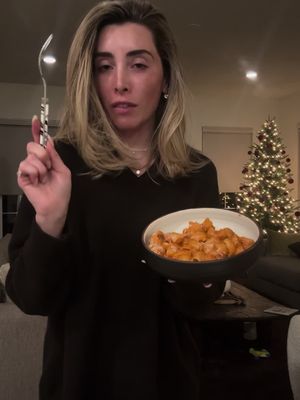 My Not Vodka Sauce is everyone’s favorite dish I make and you have to try it! It is SO easy and will blow your guests away this holiday season!!  Recipe:  1 large shallot  2-3 cloves of minced garlic  2/3 cup tomato paste  ~3 tbsp of Brandy (LE does a big splash)  1 cup of heavy cream (or until sauce is the color you like, we like it a little lighter)  2 tbsp butter  1/2 cup Parmesan and or pecorino  1-2 tsp minced Calabrian chili  Reserve pasta water  8oz pasta  Toasted breadcrumbs and Parm for topping  #EasyRecipe #cooking #pasta #MomsofTikTok #fyp 