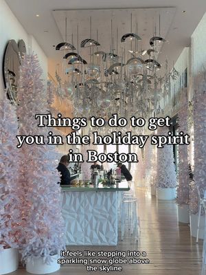 #Ad If you’re looking for festive things to do in Boston this month, here are 3 holiday happenings at @View Boston you’ll want to save 🎄✨ 📍 Winter Oasis at Stratus Bar Happening now through February — cozy vibes, sparkling décor, and seasonal cocktails with a skyline view. 📍 Holiday Sip & Shop — This Saturday! Support women-owned Boston businesses and grab unique handmade gifts on Saturday, December 6th, 2025. 📍 New Year’s Eve at View Boston Ring in 2026 from the top of the city with exclusive access to the Winter Oasis, full observatory access and a drink ticket Adding this to your Boston holiday bucket list ➤ save this for later! #ViewBoston #BostonEvents #ThingstoDoinBoston #BostonCreator #BostonWinter #HolidayGuide #Vlogmas #Vlogmas2025 