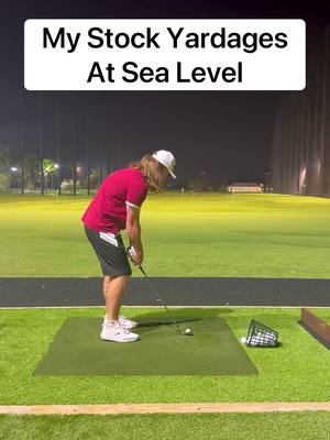 Here’s how far I hit it at sea level! 💣