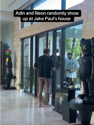 Fun fact… Jake sprays down every new guest with W before entering his house!