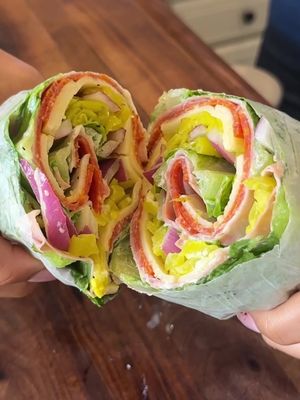Italian Sub Unwich (low carb and high protein!!!)