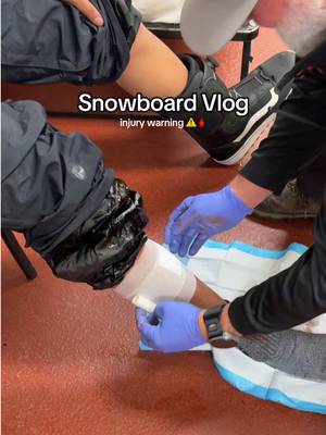 everything was going good until it wasn’t. Run 3 took my boy @Ray Luna out🏂 #snowboarding #vlogs #injury #fail #fyp 