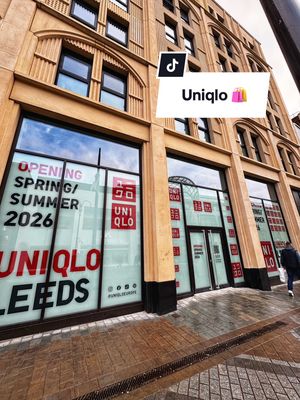 Uniqlo Briggate pending… #leeds #leedsnewopening #uniqlo #uniqloleeds #fyp