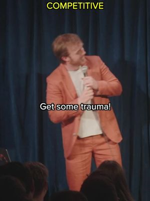 I hate getting stuck in trauma competitions. #standupcomedy #trauma #therapy 