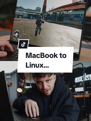 MacBook to Linux... I'm taking the ProART P16 for the next 30 days and using it as my daily laptop with PopOS installed. The P16 has: ✅ RTX5090 ✅ Ryzen AI 9 HX 370 ✅64gb of RAM ✅120hz OLED Panel ✅Aluminum Matte Black Unibody  ✅ Dual SSDS slots ✅ Batter Life 4-5 hours on average Will report back in a month. But checkout my video with it, it's on the channel. #Tech #techtok #linux #computer #macbook 