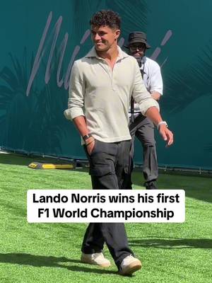 LANDO NORRIS. WORLD CHAMPION. #F1 #formula1 #landonorris #mclaren 