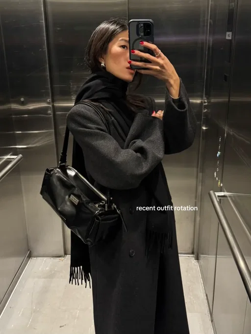 what my elevator saw this fall/winter 🤳 #outfitdetails #winteroutfit #londonoutfits #outfitinspo 