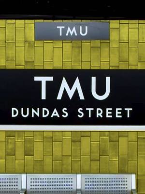 It’s official! TTC riders will now be arriving at TMU Station 🚇 #ttc #takethettc #tmustation #tmu #toronto