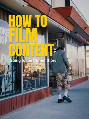 How to film content @ thecorner store #fyp 