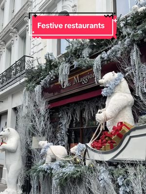 Festive dining at its most extraordinary #londonchristmas #placestovisitinlondon #londonchristmas #festivelondon #londonrestaurantguide 