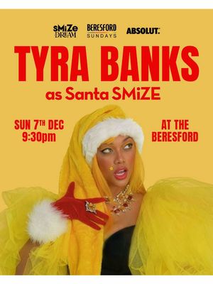 Tyra Banks dropped her debut single Santa Smize at The Beresford @tyra banks and honestly, the crowd was living. Conclusion? We adore Tyra in every form. Whether she’s ruling the catwalks, dropping tracks, or selling ice cream, every version of Tyra is a serve… and we celebrate them all. #tyrabanks #santasmize #beresford #fyp #tiktokmusic  