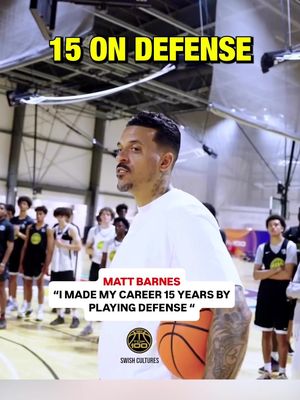 "15 on DEFENSE"🗣️ Matt was giving out gems at the top 100 HS camp💯 #Basketball #Hoops #NBA #ALLTHESMOKE 