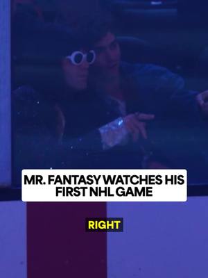 @iamtherealmrfantasy’s first NHL game unlocked 😆 #NHL #hockey #LAKings #celebrity #MrFantasy 