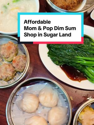 Looking for affordable dim sum? Joy Dim Sum in Sugar Land is such a great find. Tucked inside Jusgo with only seven tables, it’s a true family-run gem — Mom runs the front, Dad cooks everything fresh to order. Prices run from $3.95–$6.95, and I ordered 10 dishes for just $64 (before tip!). Every plate comes straight from the kitchen, and they even offer frozen dim sum to take home. If you love discovering hidden spots, add this one to your list. 👇 📍 Joy Dim Sum 3412 Hwy 6, Sugar Land, TX 77478 ➡️ Save this for your next dim  sum trip! #dimsumhouston #houstoneats #houstonchinesefood