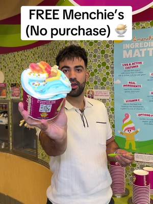 Want FREE food? Follow me for more! FREE Menchie’s (no purchase) on December 10 🍨 #menchies 