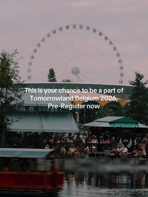 Pre-Register now for Tomorrowland Belgium 2026. #electronicmusic #festival #tomorrowland 