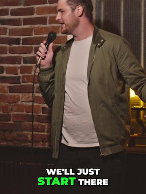 Big ol tall guy jokes keeping it short because they say that’s what the algorithm wants and I mention the algorithm because I think that makes it self conscious #travisisjoking #standup #tall 