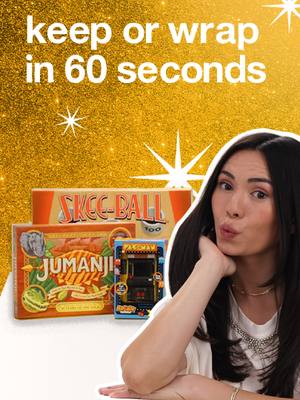 ⏱️ Race against the clock to WRAP OR KEEP last-minute holiday gifts with @Haley Pham. THIS is Target Drop Gift Games week 6. 👟🎁