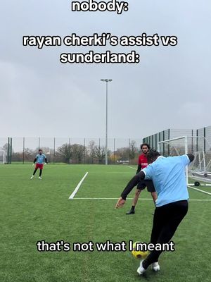 cherki did a rabona assist to add to his training clips montage but i just can’t prove it yet #football #Soccer #footballskit #footballtiktok #11able 