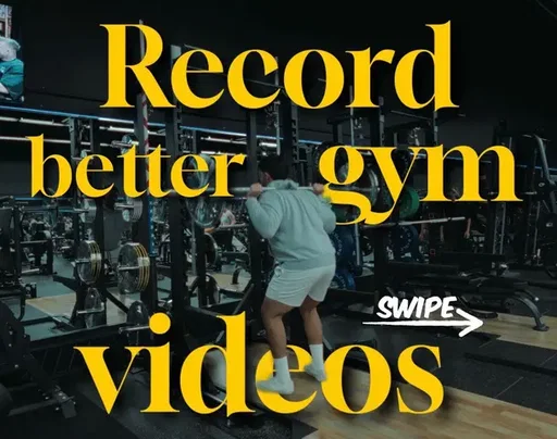 Record better gym videos using these shots. #gymbro #GymTok #cinematic #edit 