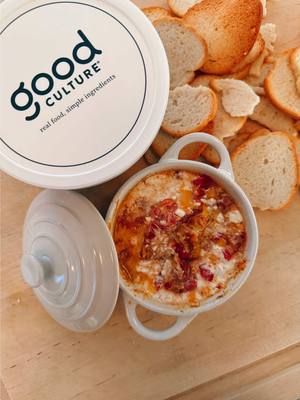 if you need us, we’ll be face-first in this dip. Pimento Cheese Dip Ingredients: • 1 cup Good Culture cottage cheese • 1 cup sharp cheddar cheese, freshly grated • ¼ cup Monterey Jack cheese, freshly grated • ¼ cup jarred pimentos, drained and finely chopped • 1 tsp Dijon mustard • ½ tsp smoked paprika • ¼ tsp garlic powder • ¼ tsp onion powder • ½ tsp kosher salt, plus more to taste • Freshly cracked black pepper Method: Combine everything and bake at 350 until golden and bubbly. Serve with bagel chips or crackers.