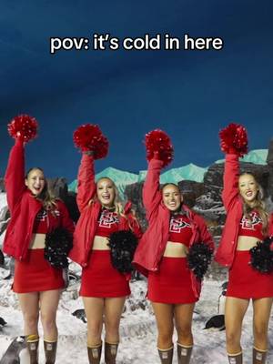 SDSU cheer is here!! 📣🐧 @SDSU Cheer  #seaworldsandiego #seaworld #sdsu #sdsucheer #penguins 