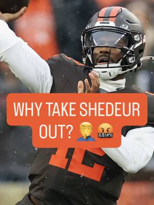 The guys were furious with Kevin Stefanski’s decision to remove Shedeur Sanders for the final play of the game.  #nfl #shedeursanders #browns 