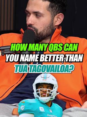 How many QBs are better than Tua Tagovailoa? #tuatagovailoa #miamidolphins #nfl #football 