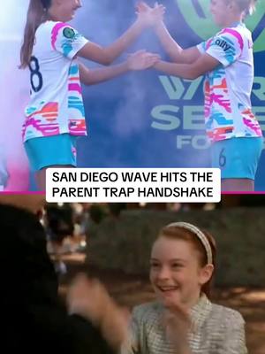 no but they nailed this 😂 #parenttrap #handshake #celly #football 