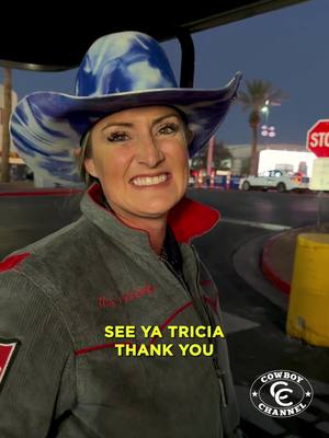 We got to catch up with Tricia Aldridge before she runs down the alley in Round 5 of the Wrangler #NFR 🔥