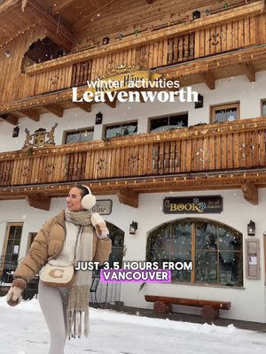This winter wonderland is Leavenworth, WA. Here’s your full guide for your visit 🌨️🦌🎄  This is a Bavarian German inspired mountain town just a few hours from Seattle and Vancouver. 🚌  HOW TO GET THERE/  GETTING AROUND - Fly into Seattle (nearest airport) then you can either drive, bus or train to Leavenworth, my favourite way is the train, it goes through beautiful snowy forests and has a restaurant on board.  - From Vancouver get a bus to Seattle and then the Amtrak train to Leavenworth Station this journey will take you around 4.5 hours  - From the train station there is a reliable taxi service called the Leavenworth Shuttle taking all passengers to the town for $11 each - make sure to pre-book this! - The Leavenworth Link Transit shuttle is FREE and you can book it by calling or booking online, this must be done in advance.  🦌 THINGS TO DO  - visit the reindeer farm - ride the alpine rollercoaster - visit Leavenworth ski hill to tube or ski - explore Lake Wenatchee state park  - stroll the town and it’s shops - Taste Bavarian food  - visit the nutcracker museum  🌨️ THINGS TO KNOW - As this small mountain town don’t rely on any form of public transport to get around the town - Stay in the main town area and you can walk to all the local spots  - This is a small town you don’t need more than 4 days here  - If you are confident driving in the snow rely on the Amtrak and local free shuttle  Is this Christmas town on your bucketlist? 🌲🦌 #leavenworthwashington #leavenworth #skitown #mountains #weekendbreak  