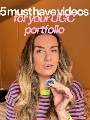 Episode 3 of my mini series is all about the 5 kinds of videos you need in your UGC portfolio. We break down the different types & why they are important. Come back for episode 4 where I teach you how to write a script! ✨ #ugccreator #ugctips #ugcportfolio #ugc #ugccontent 