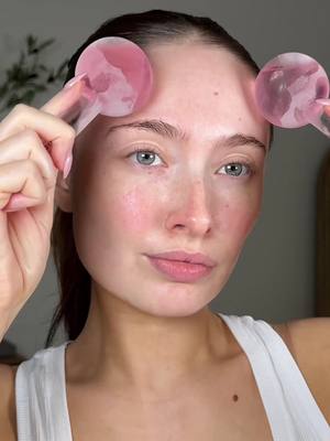 ASMR skincare therapy ☁️🪞🤍 #grwm #skincare #asmrskincare 