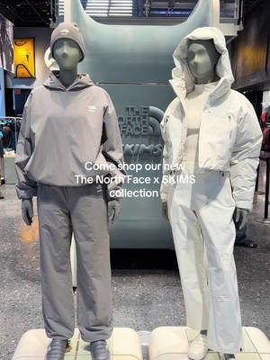 Available now in select stores and online. See you on the slopes ⛷️🏂 ❄️ #thenorthface #skims #thenorthfaceskims 