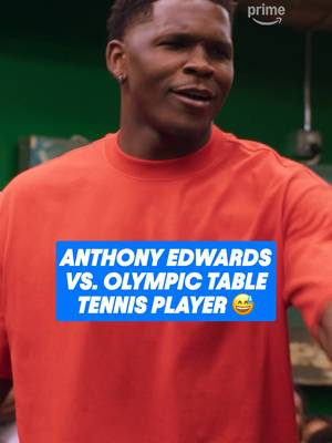 #AnthonyEdwards vs. #pingpong Champion @Lily 😂🏓