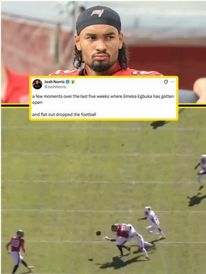 Emeka Egbuka Has Found Himself With a Bad Case of the Yips 😬 #EmekaEgbuka #TampaBayBuccaneers #NFL #Highlights 