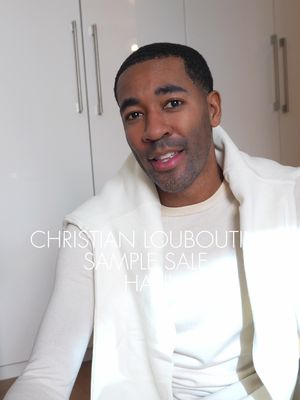 Christian Louboutin Sample Sale Haul #fashion #mensfashion #haul #samplesale #fyp 