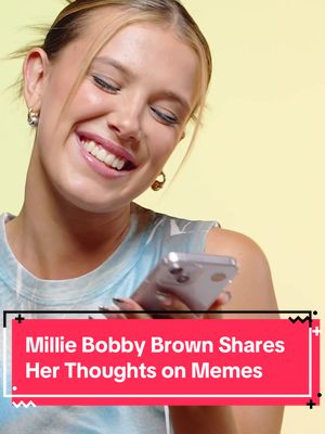 The concept of #JakeBongiovi and #MillieBobbyBrown exchanging #memes. Head to the link in bio to see more of what's on the #StrangerThings star's phone. 