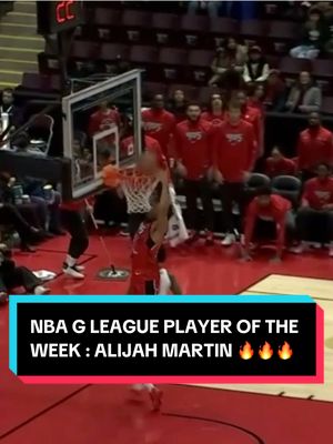 Introducing the @nbagleague Player of the Week, @Alijah Martin 🔥 #raptors905 #nbagleague