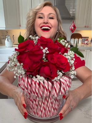 Candy Cane Vase 