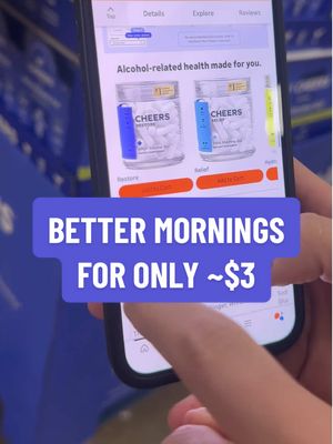 Would you pay ~$3 to enjoy happy hour responsibly and feel better tomorrow? Yea, us too. #Cheers #CheersRestore #samsclub #holidayparty #TikTokShopHolidayHaul