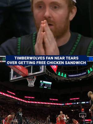 A free chicken sandwich IS in fact THAT serious #timberwolves #nba #basketball
