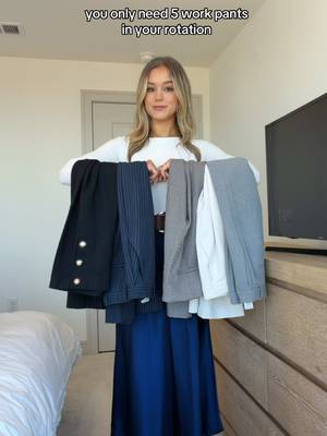 types of trousers you need in your corporate wardrobe 👩🏼‍💼🩵 #staples 