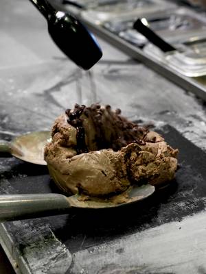 Devotion never tasted this sweet, and we’re 100% in! 😍🍫 Chop, chop, fold, fold our Chocolate Devotion® Creation™ with us! #fyp #Foodie #icecreamtok #asmr #chocolatelover 