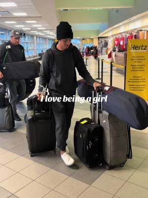Ski trip loading ⛷️ @Garrett Clark #skiing #girl #canada #banff #calgary 