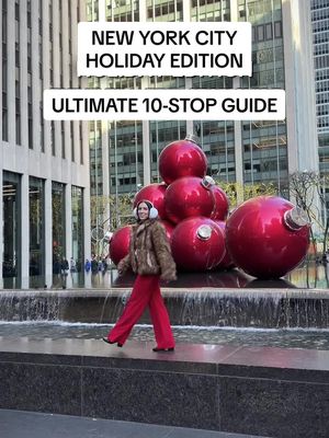 🎄Save this for your next “Christmas in NYC” trip Follow us if you love to travel (and want to have a “home alone” Christmas) 🙏❤️ #christmas #newyorkcity #christmasinnewyork #holidayseason #holidaytravel 