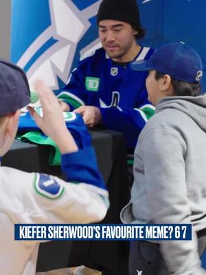 Kiefer Sherwood gets it. 😎 #Canucks #NHL #67 